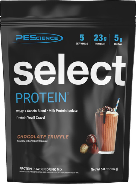 PEScience Select Protein Powder, 5 Servings | Whey and Casein Blend, Lean Protein, Low Calorie, Low Carb, Keto Friendly, Gluten Free