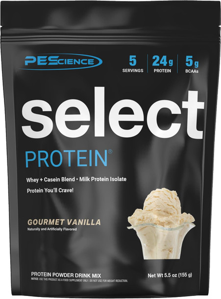 PEScience Select Protein Powder, 5 Servings | Whey and Casein Blend, Lean Protein, Low Calorie, Low Carb, Keto Friendly, Gluten Free