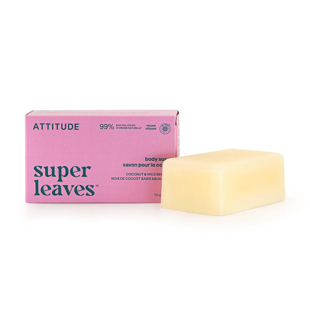 BIO SPECTRA ATTITUDE Body Soap Bar Natural Origin Protects and Softens Dry Skin Watercress Indian Cress & Olive Oil