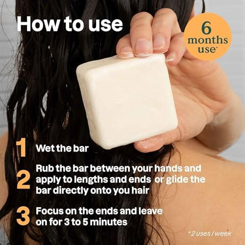 BIO SPECTRA ATTITUDE Volume & Shine Conditioner Bar Natural Origin for Thin and Flat Hair