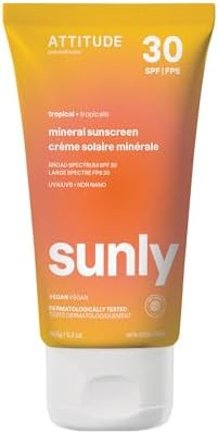 BIO SPECTRA ATTITUDE Mineral Sunscreen SPF 30 Zinc Oxide Broad Spectrum UVA/UVB Protection Face & Body