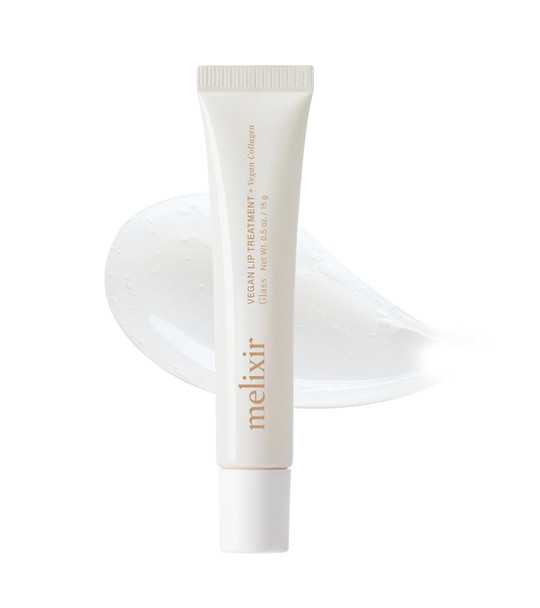 Melixir Vegan Lip Treatment Sheer Tinted Lip Balm for Instant Hydration and  Shine Moisturizing Lip Gloss Infused with Vegan Collagen and  Jojoba Oil Cruelty Free Korean Skincare