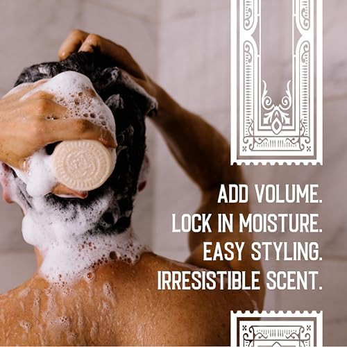 Viori Hamish & Co. Shampoo Bar, Handcrafted Men's Shampoo with Scottish Islay Whiskey – Sulfate-Free, Paraben-Free, Plastic-Free