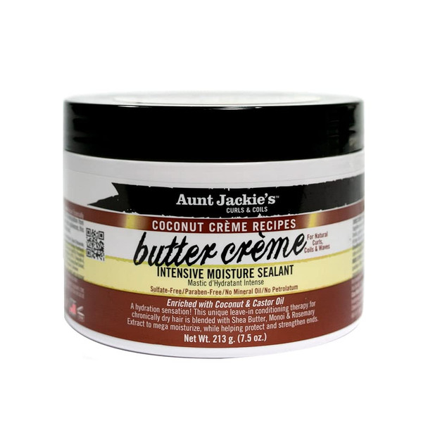 Aunt Jackie's Coconut Crème Recipes Curl Boss Coconut Curling Hair Gel for Natural Curls