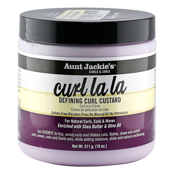 Aunt Jackie's Curl La La defining curl custard Travel Size