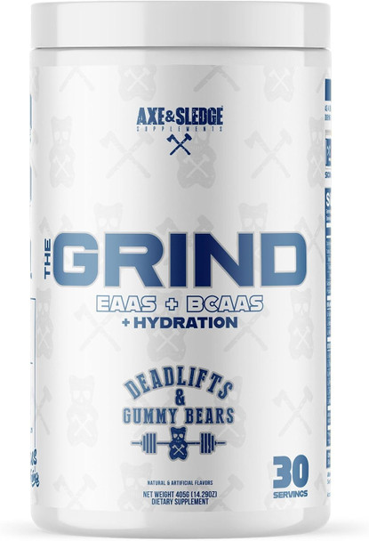 Axe & Sledge The Grind Essential Amino Acids EAA & BCAA Powder Muscle Recovery & Electrolytes for Hydration