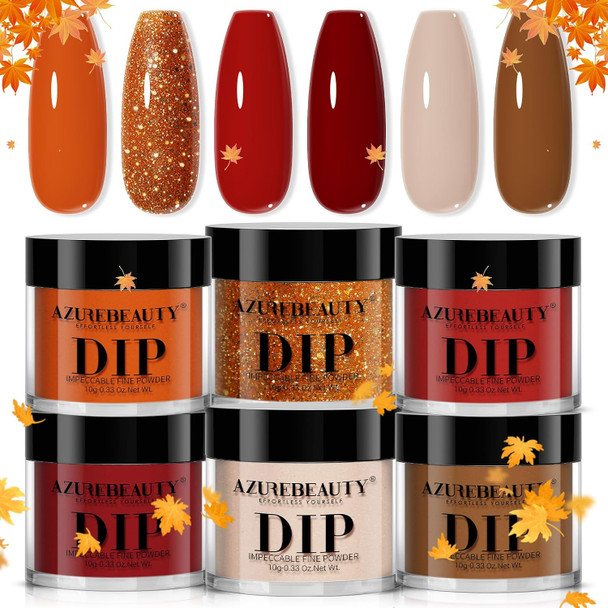 AZUREBEAUTY 4+4pc Dip Powder Liquid Set  Base Top Coat Activator Brush Saver Nail File Fast Drying Formula