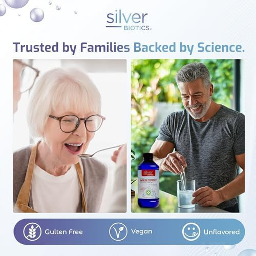 Silver Biotics SilverSol Ag₄O₄ 10 PPM Immune Support, Immune Support | Advanced Silver Technology, Bio-Hacking Immune Building, Natural Support
