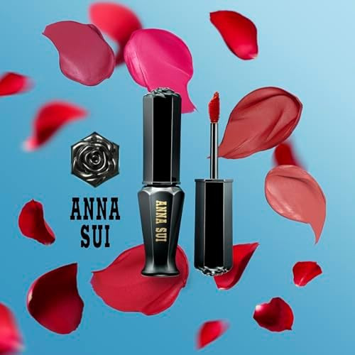 ANNA SUI Ever Lasting Rouge - Matte Finish Lipstick, Vibrant Color, No Smudging, Long-Lasting Wear, 0.24 oz