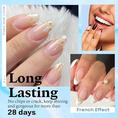 AZUREBEAUTY Clear Dipping Nail Powder crystal clear powder ideal for french nail art great starter for beginners