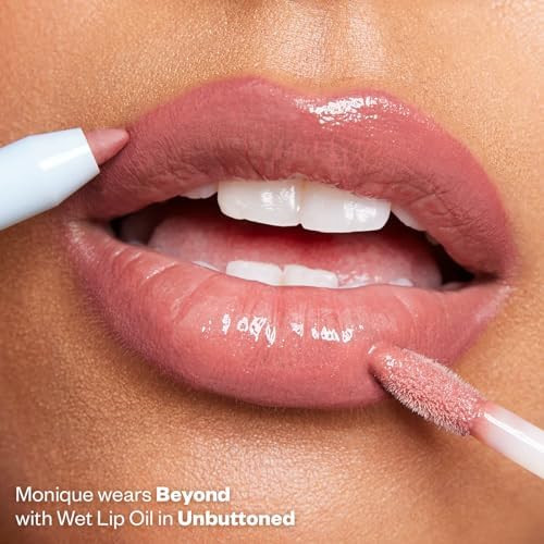 Kosas Hotliner Lip Liner  Hydrating Lip Pencil with Hyaluronic Acid and  Konjac Long Lasting Lip Liner with Built In Sharpener and  Brush Cool Rosy Mauve