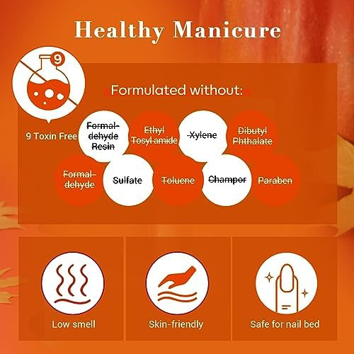 AZUREBEAUTY 4 Colors Fall Dip Powder Nail Kit Starter Yellow Brown 12 Pcs Acrylic Dip Powder Liquid Set