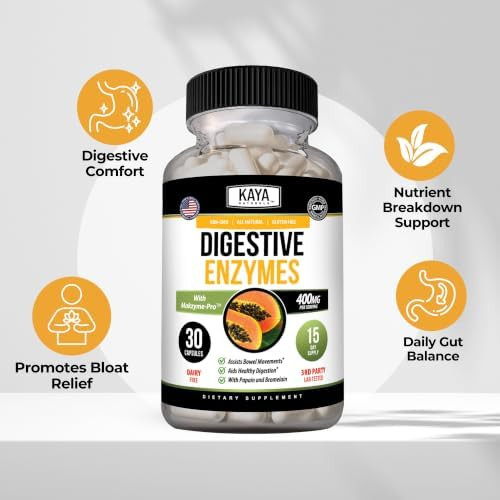 Kaya Naturals Digestive Enzymes