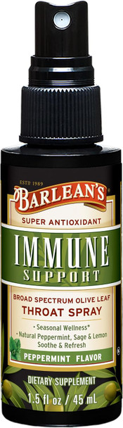 Barlean's Olive Leaf Extract Complex Liquid 95mg Oleuropein Immune Olive leaf extract liquid