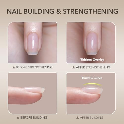 GAOY  Nail Strengthener Hard UV Gel Self-Leveling  Soak Off  Long Lasting