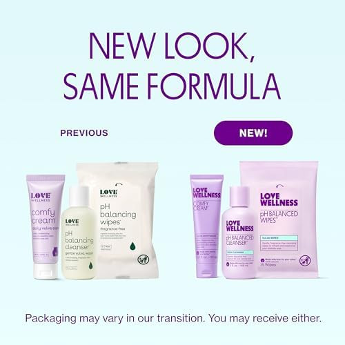 Love Wellness  Cleanser Cream and Wipes Fragrance Free