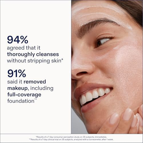 Skinfix Ceramide + Ectoin Gentle Gel Cleanser  Makeup Remover - Hydrates Skin - Vegan  Cruelty Free