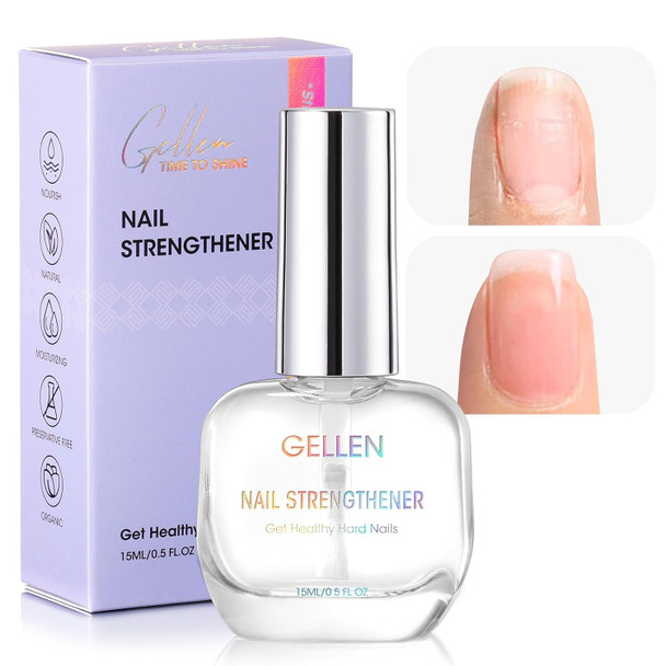 GELLEN   Nail Repair Growth Strengthener Calcium Keratin Nourish for Thin Nails Growth & Post-Removal  Pro Nail Care