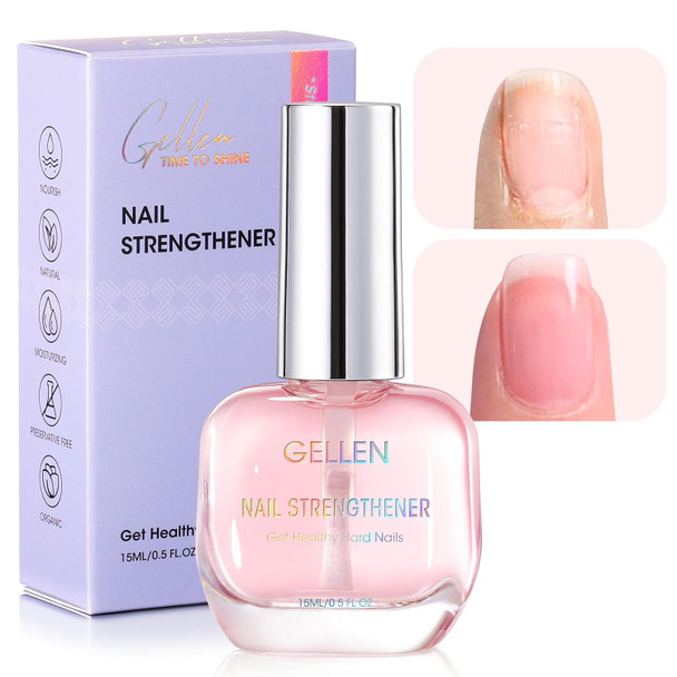GELLEN   Nail Repair Growth Strengthener Calcium Keratin Nourish for Thin Nails Growth & Post-Removal  Pro Nail Care