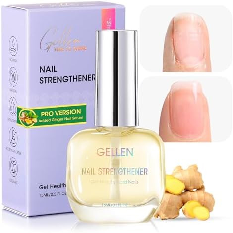 GELLEN   Nail Repair Growth Strengthener Calcium Keratin Nourish for Thin Nails Growth & Post-Removal  Pro Nail Care
