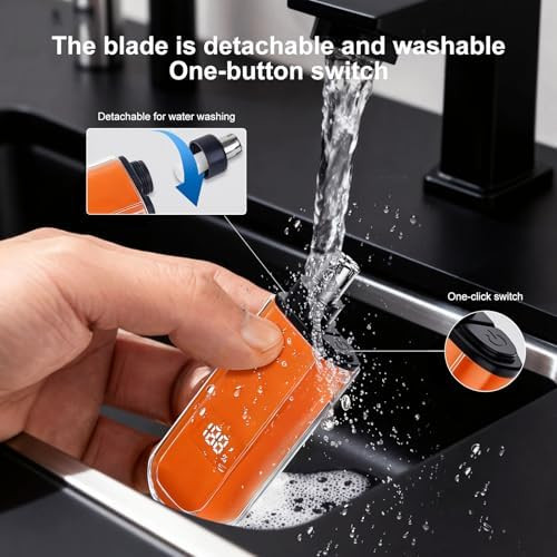 VISDOLL Rechargeable Mini Travel Electric Nose Hair Trimmer for Men & Women Nose Ear Eyebrow Trimmer