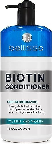 BELLISSO Biotin Conditioner Sulfate Free Hair Thickening Products for Women and Men