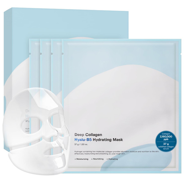 SUNGBOON EDITOR  Overnight Mask Hydrating Mask for Glass Skin Wrinkle Care Firming and  Pore Refining 2,160,000PPB Collagen + 9 Peptides Korean Skincare 4ea Gifts for Women