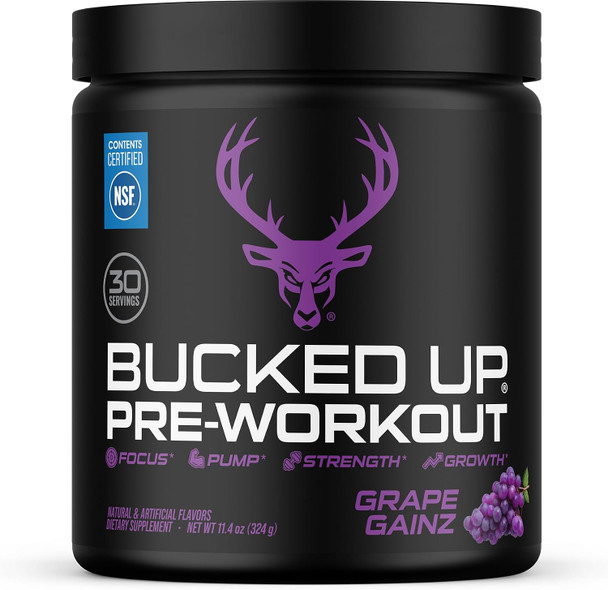 Bucked Up Pre Workout South Beach 200mg Caffeine with Citrulline Malate Beta Alanine AlphaSize and Taurine Pre Workout Powder