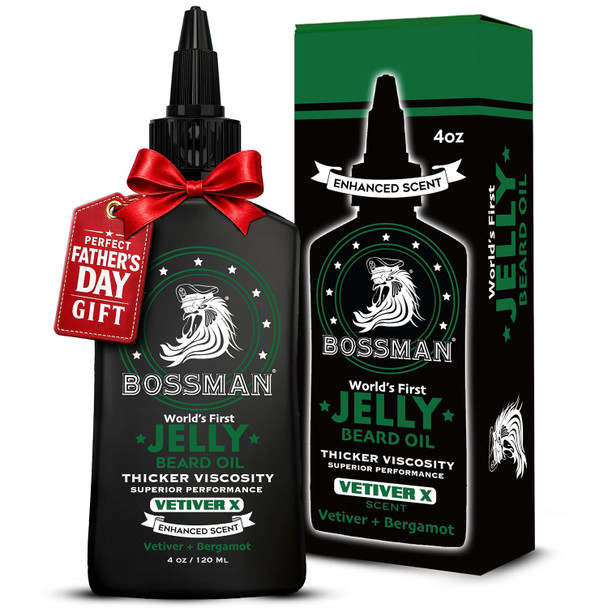 Bossman Jelly Beard Oil for Men - 4 oz