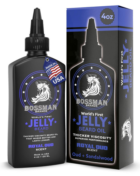 Bossman Jelly Beard Oil for Men - 4 oz