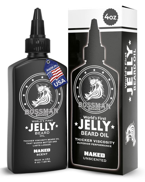 Bossman Jelly Beard Oil for Men - 4 oz