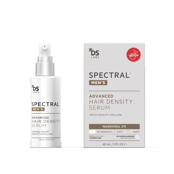 DS Labs Spectral Men’s Hair Density Serum formerly Spectral DNCN  Lightweight Leave In for Fuller Looking, Thicker Looking Hair Fast Absorbing  Non Greasy  For All Hair Types 60mL