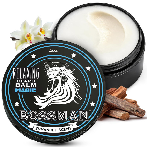 Bossman Relaxing Beard Balm for Men - 2 oz