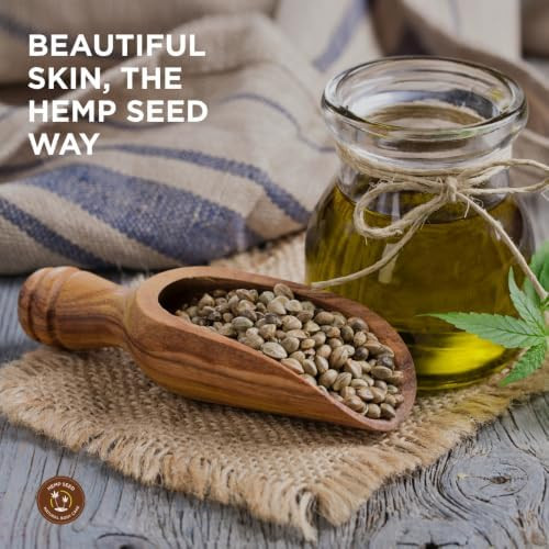 Hemp Seed Moisturizing Oil Spray 8 oz  Smooth Moisturize and Protect Skin  With Vitamin E + Hemp Seed Coconut and Avocado Oils Vegan Cruelty Free