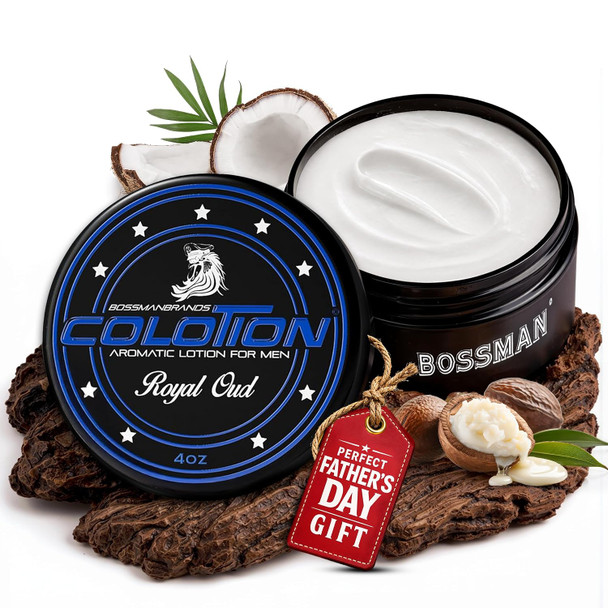 Bossman Colotion – 2-in-1 Body Lotion & Cologne for Men – 4 oz