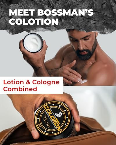 Bossman Colotion – 2-in-1 Body Lotion & Cologne for Men – 4 oz
