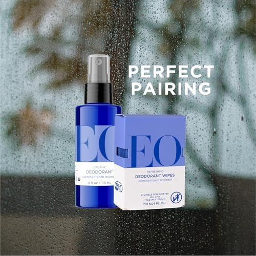 EO Organic Deodorant Spray Aluminum Free 4 oz 3-Pack
