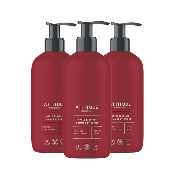BIO SPECTRA ATTITUDE Liquid Hand Soap EWG Verified Plant and Mineral Based Vegan Personal Care Products