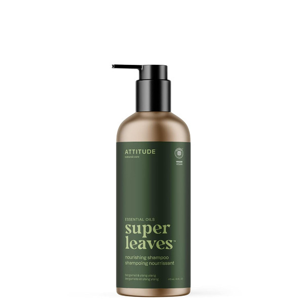 BIO SPECTRA ATTITUDE Volumizing Shampoo EWG Verified with Essential Oils Vegan & Plant Based Aluminum Bottle For Thin and Flat Hair