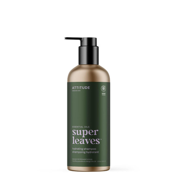 BIO SPECTRA ATTITUDE Volumizing Shampoo EWG Verified with Essential Oils Vegan & Plant Based Aluminum Bottle For Thin and Flat Hair