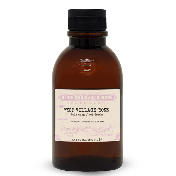 C.O. Bigelow Body Wash, 10.5 fl oz | Iconic Collection Bergamot Scented Body Wash - Scented Shower Gel with Coconut Oil and Aloe Vera