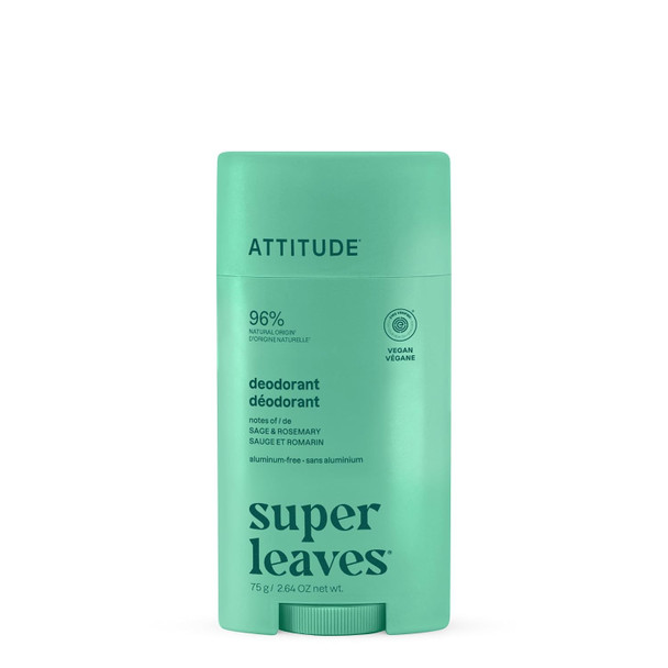 ATTITUDE Aluminum Free Deodorant Natural Origin Ingredients EWG Verified Odor Control