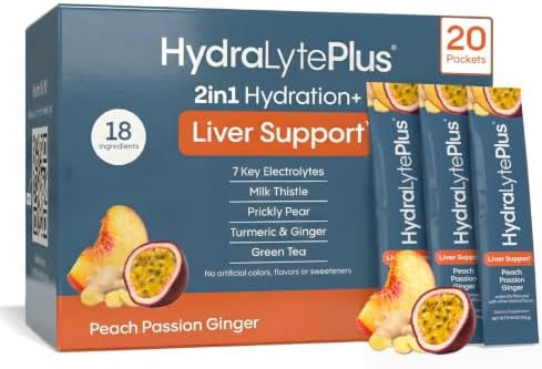 Hydralyte Liver Support + Electrolytes Milk Thistle Drink