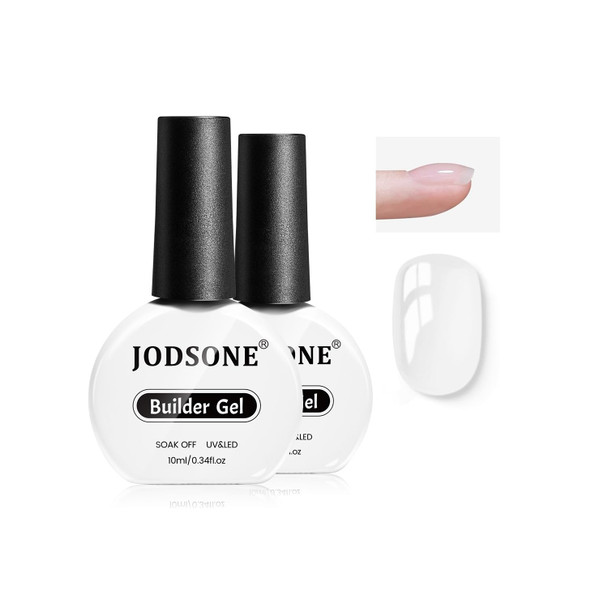 JODSONE Gel for Nails Clear Builder Gel for Nail Thickening Solution, Nail Extension Apex Building,Long Lasting DIY Nail Art Gift for Women