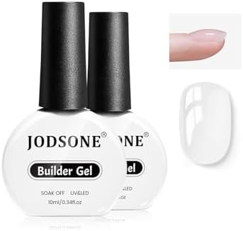 JODSONE Gel for Nails Clear Builder Gel for Nail Thickening Solution, Nail Extension Apex Building,Long Lasting DIY Nail Art Gift for Women