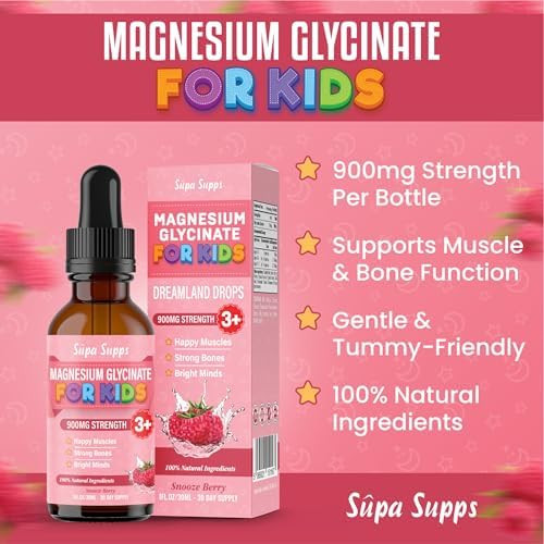 Supa Supps Kids Magnesium Glycinate - 30ml