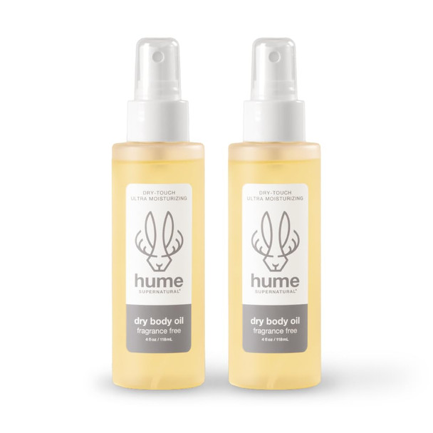 HUME SUPERNATURAL Dry Body Oil Spray Moisturizing Oil for Dry Skin, After Shower Body Oils for Women and Men