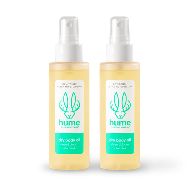 HUME SUPERNATURAL Dry Body Oil Spray Moisturizing Oil for Dry Skin, After Shower Body Oils for Women and Men