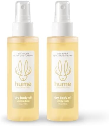 HUME SUPERNATURAL Dry Body Oil Spray Moisturizing Oil for Dry Skin, After Shower Body Oils for Women and Men