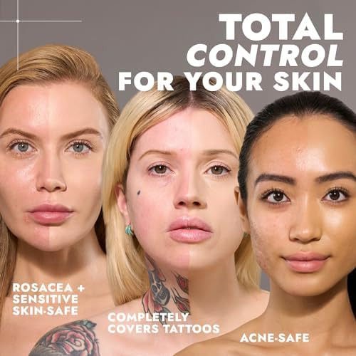 COVER FX Total Cover Cream Foundation - Buildable Coverage - Natural Finish - Oil-Free - Sweat-Proof